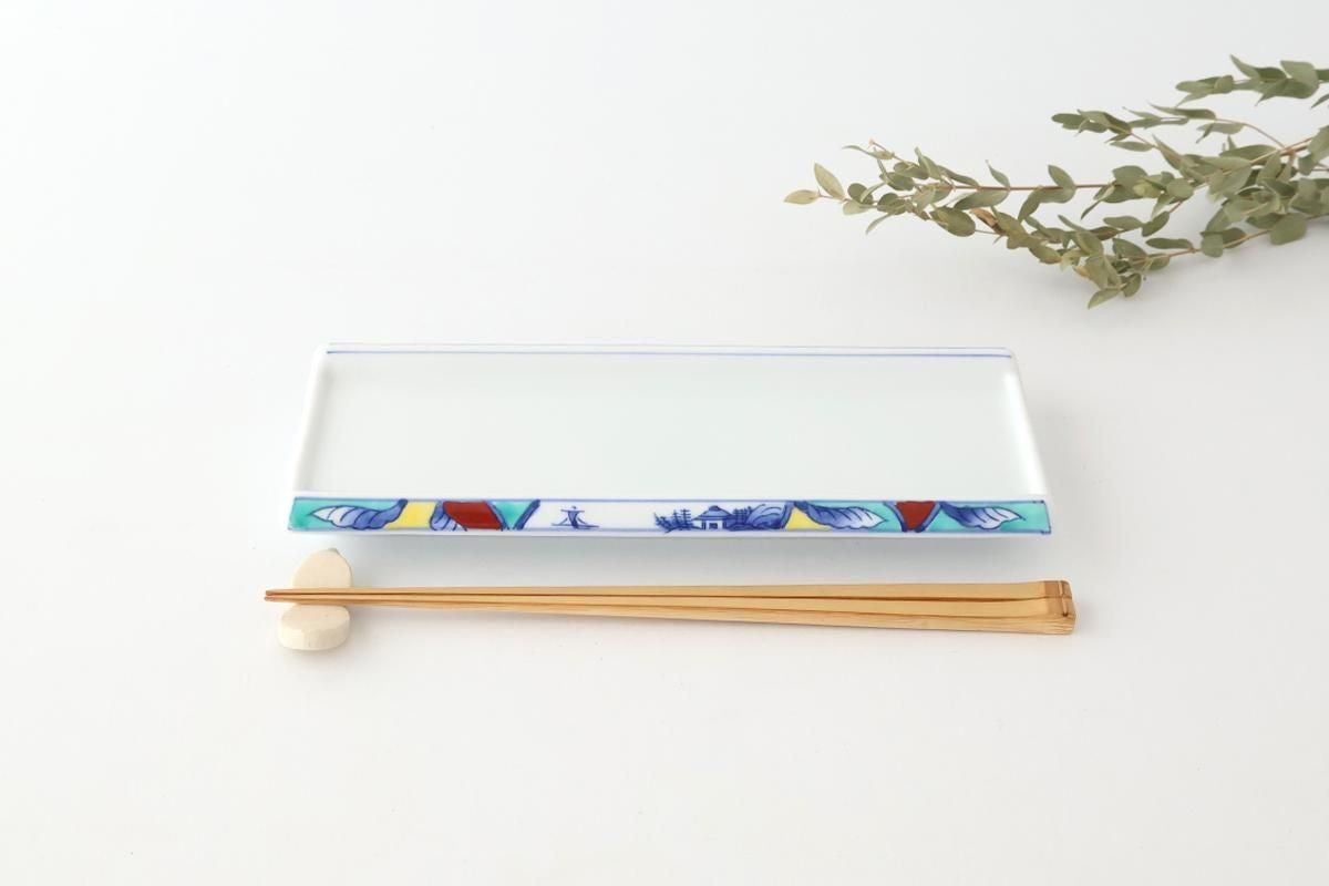 Rectangular Plate Landscape Design | Sushi Plate Arita Ware