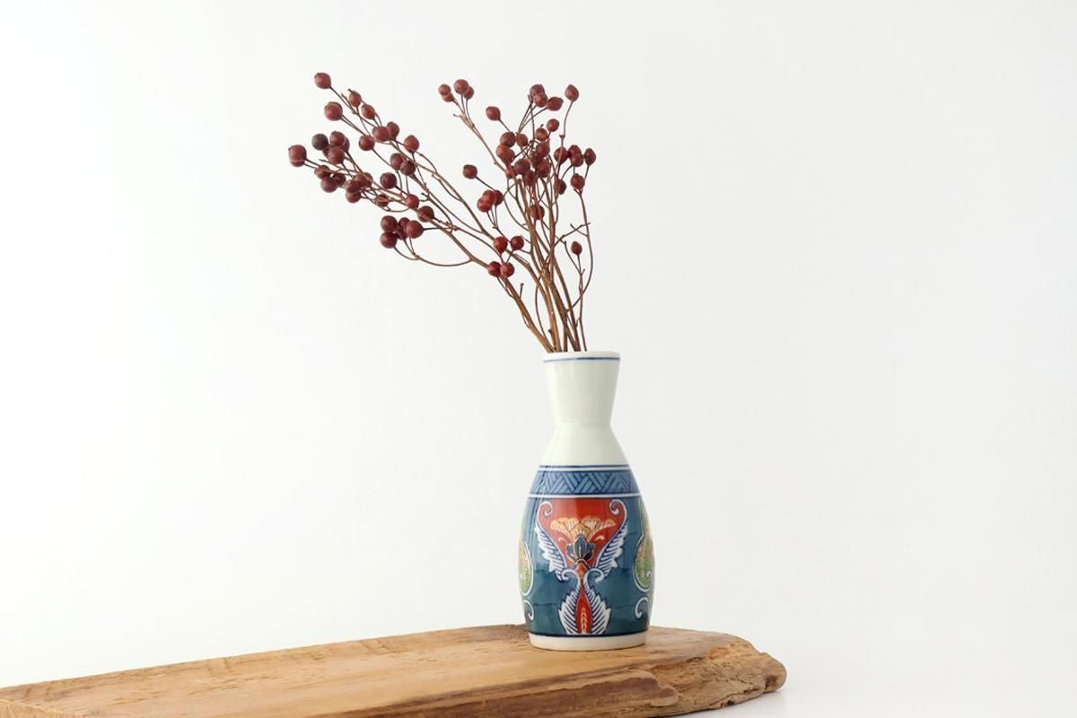 Sake Bottle Tokkuri Old-Imari Pattern | Arita Ware