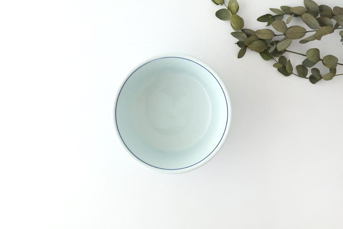 Donburi Bowl Red Flower and Green Frame | Arita Ware