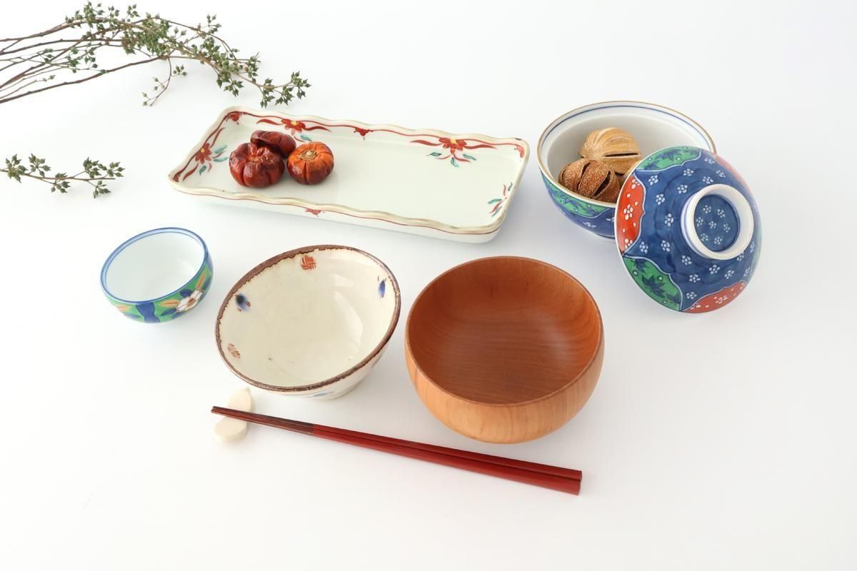 Small Bowl Yuzen Floral Pattern | Kobachi Arita Ware