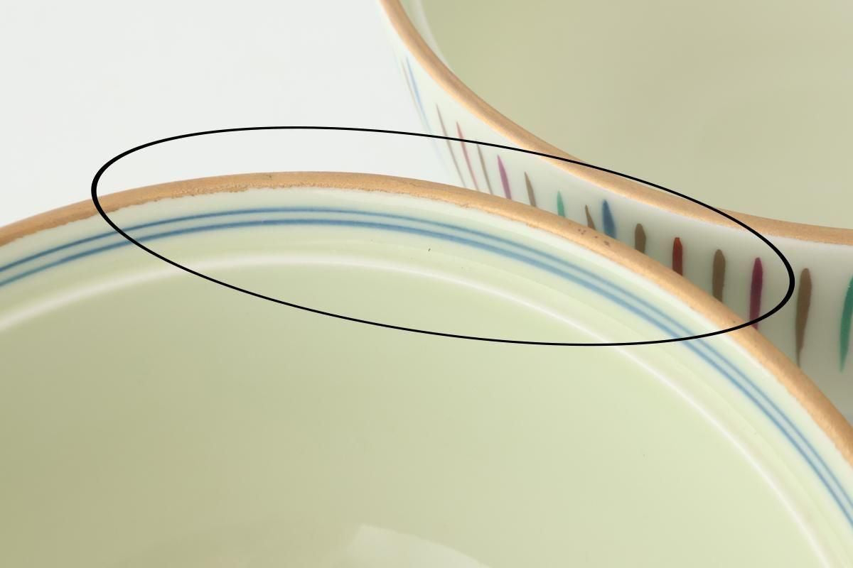 Bowl with Lid Tokusa Pattern | Serving Bowl Arita Ware