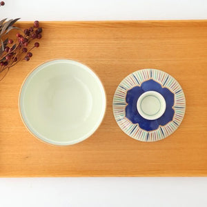 Bowl with Lid Tokusa Pattern | Serving Bowl Arita Ware