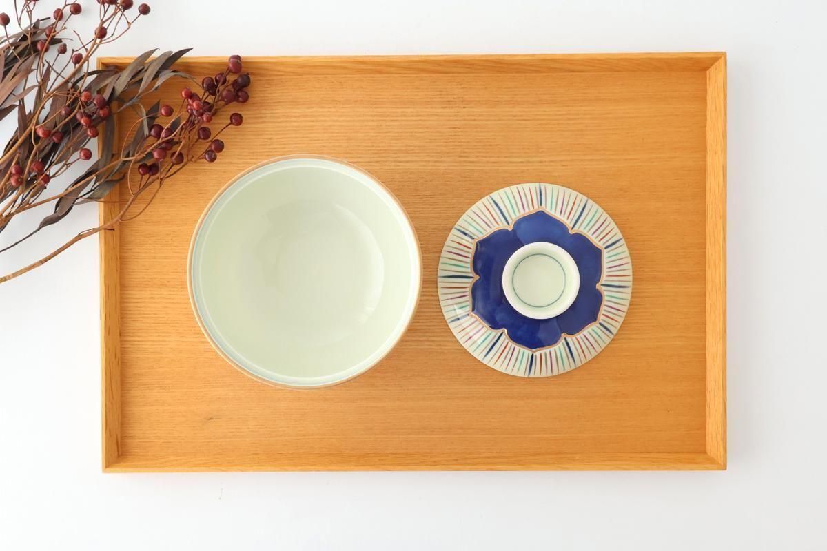 Bowl with Lid Tokusa Pattern | Serving Bowl Arita Ware