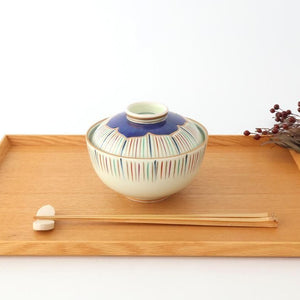 Bowl with Lid Tokusa Pattern | Serving Bowl Arita Ware