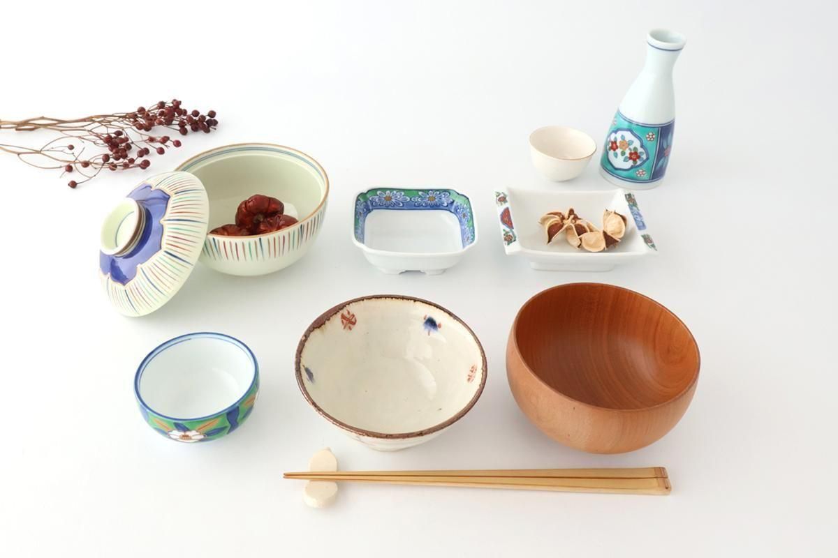 Bowl with Lid Tokusa Pattern | Serving Bowl Arita Ware