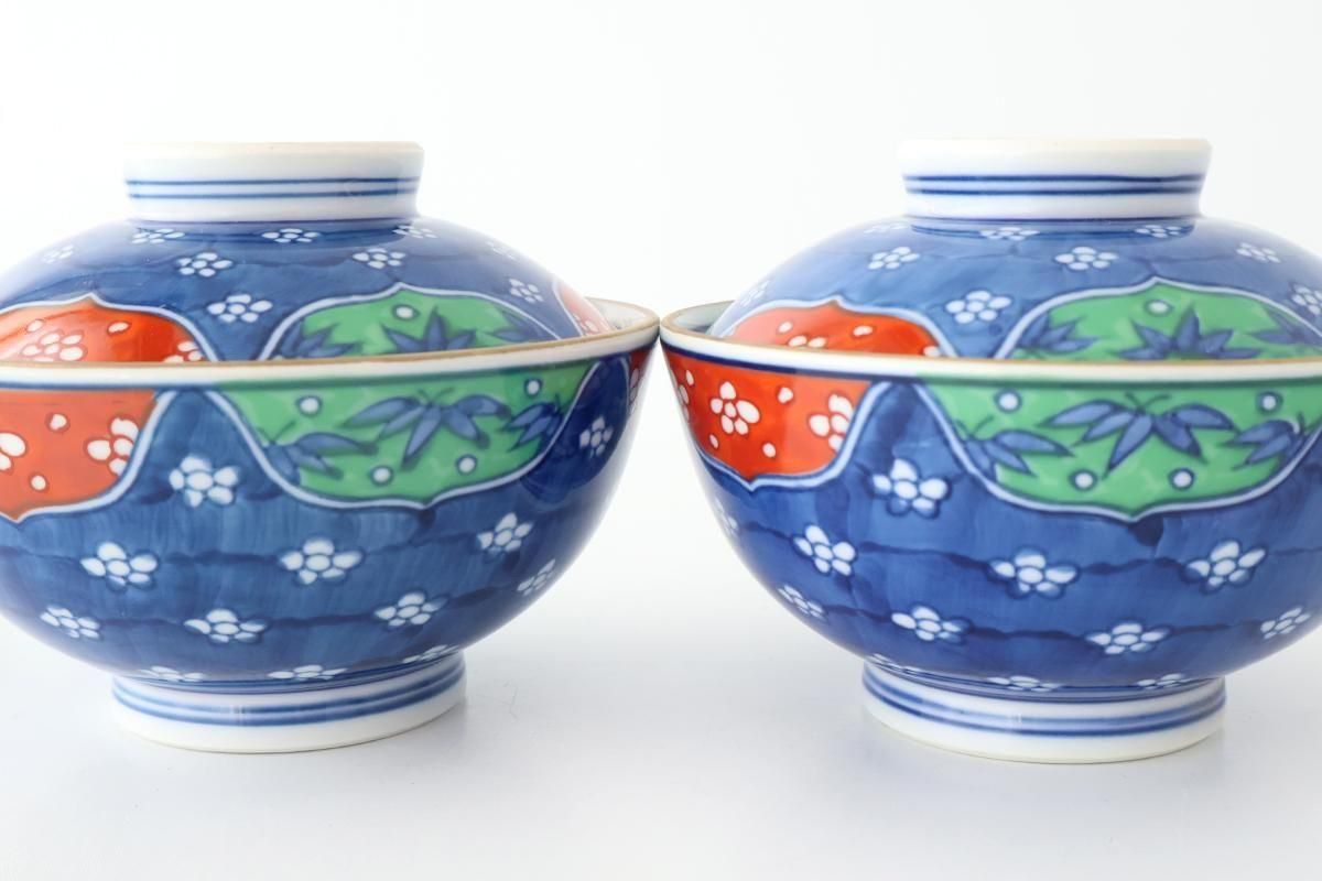 Bowl with Lid  White Plum Pattern | Serving Bowl Arita Ware