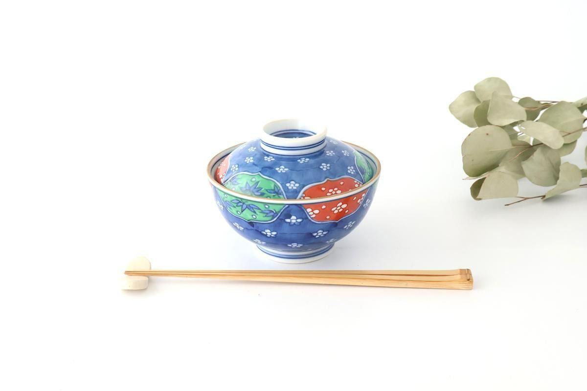 Bowl with Lid  White Plum Pattern | Serving Bowl Arita Ware