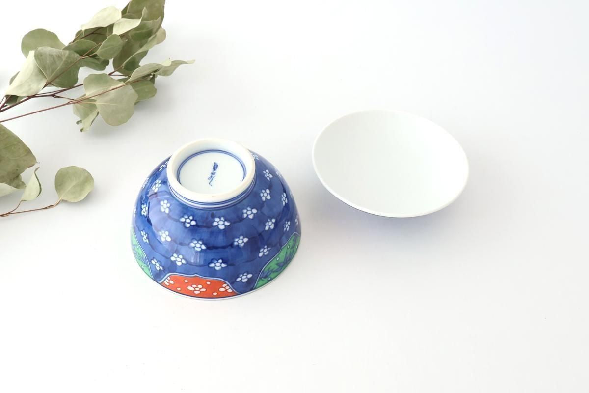 Bowl with Lid  White Plum Pattern | Serving Bowl Arita Ware