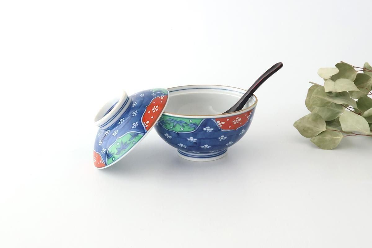 Bowl with Lid  White Plum Pattern | Serving Bowl Arita Ware