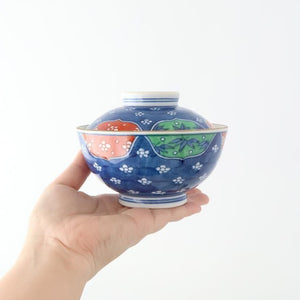 Bowl with Lid  White Plum Pattern | Serving Bowl Arita Ware