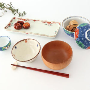 Bowl with Lid  White Plum Pattern | Serving Bowl Arita Ware