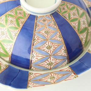 Plate with Lid  Cloisonné( Shippo) Pattern | Arita Ware