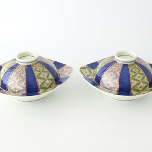 Plate with Lid  Cloisonné( Shippo) Pattern | Arita Ware