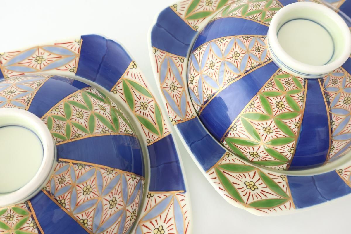 Plate with Lid  Cloisonné( Shippo) Pattern | Arita Ware