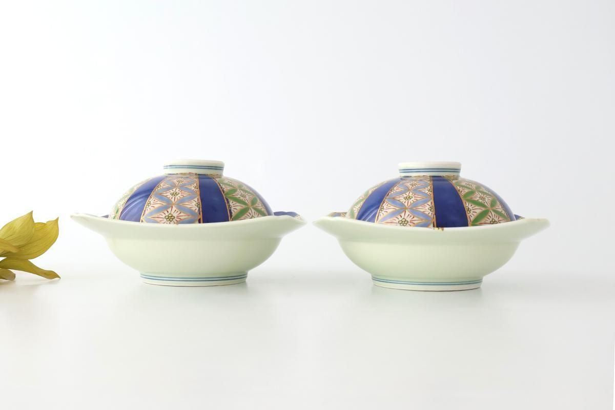 Plate with Lid  Cloisonné( Shippo) Pattern | Arita Ware