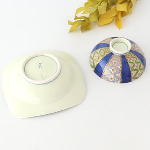 Plate with Lid  Cloisonné( Shippo) Pattern | Arita Ware