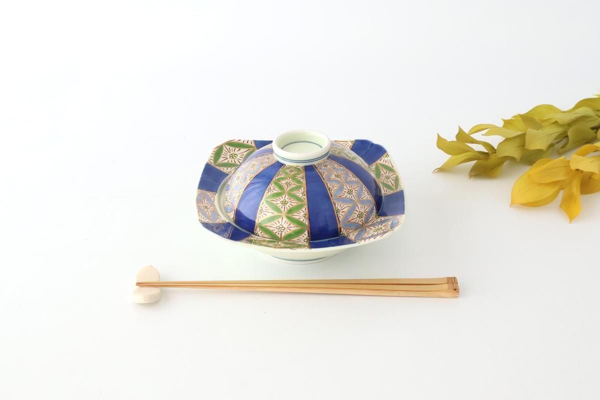 Plate with Lid  Cloisonné( Shippo) Pattern | Arita Ware