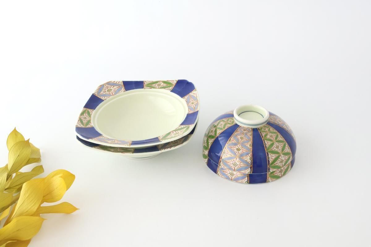 Plate with Lid  Cloisonné( Shippo) Pattern | Arita Ware