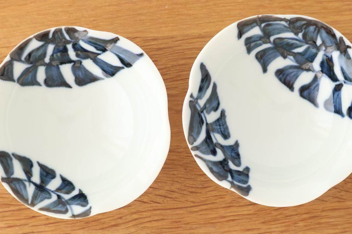 Small Bowl Blue Arabesque | Kobachi Hasami Ware