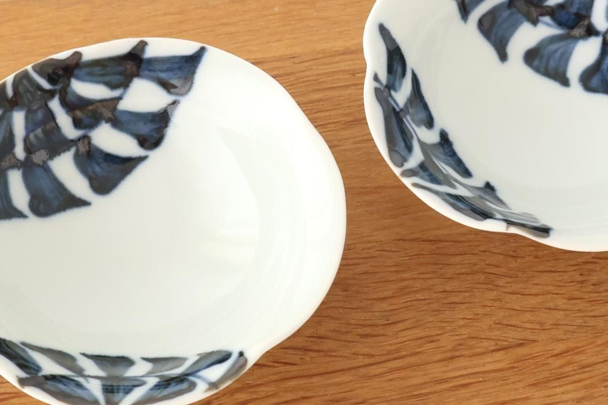 Small Bowl Blue Arabesque | Kobachi Hasami Ware