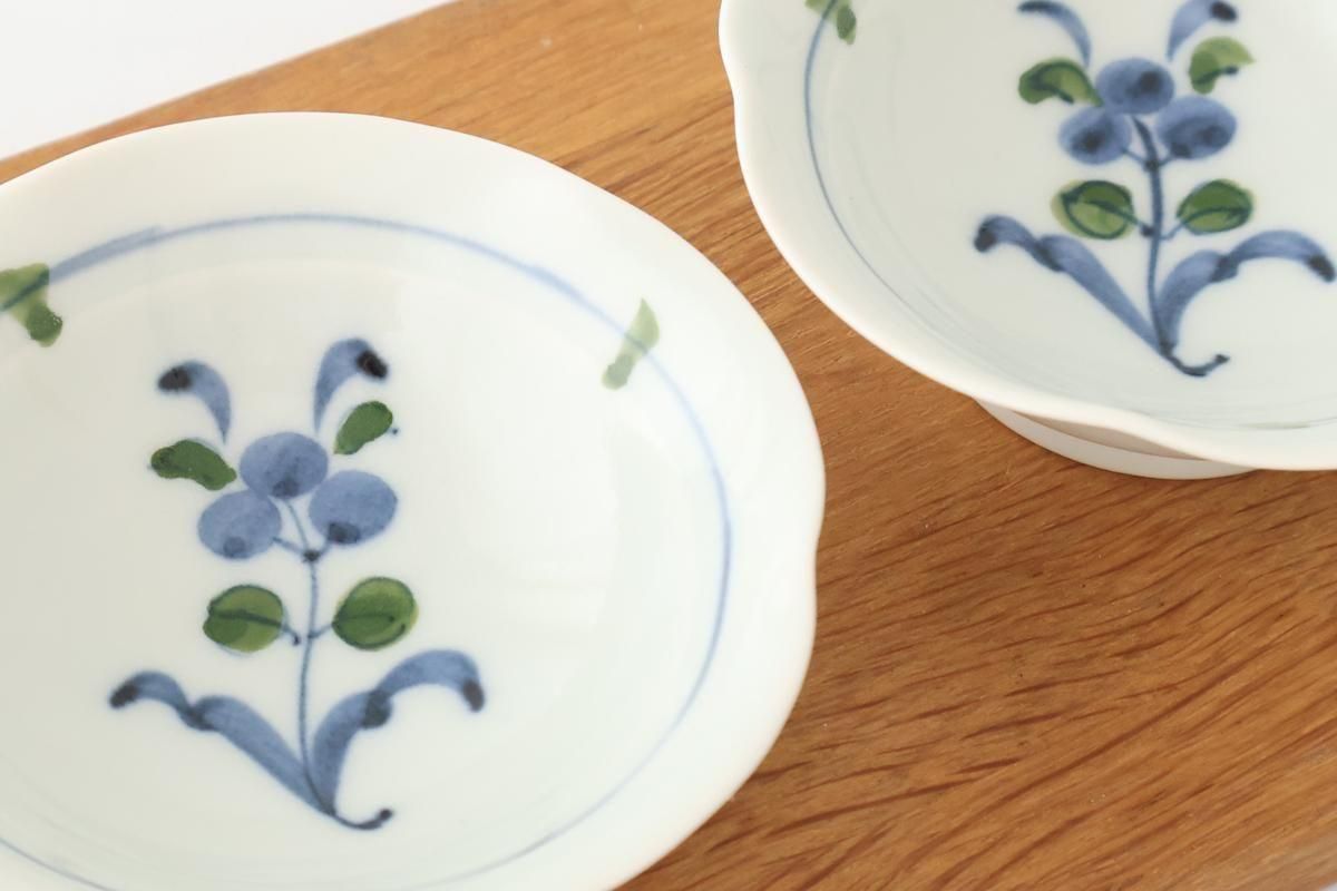 Small Bowl Blue Flower | Kobachi Hasami Ware