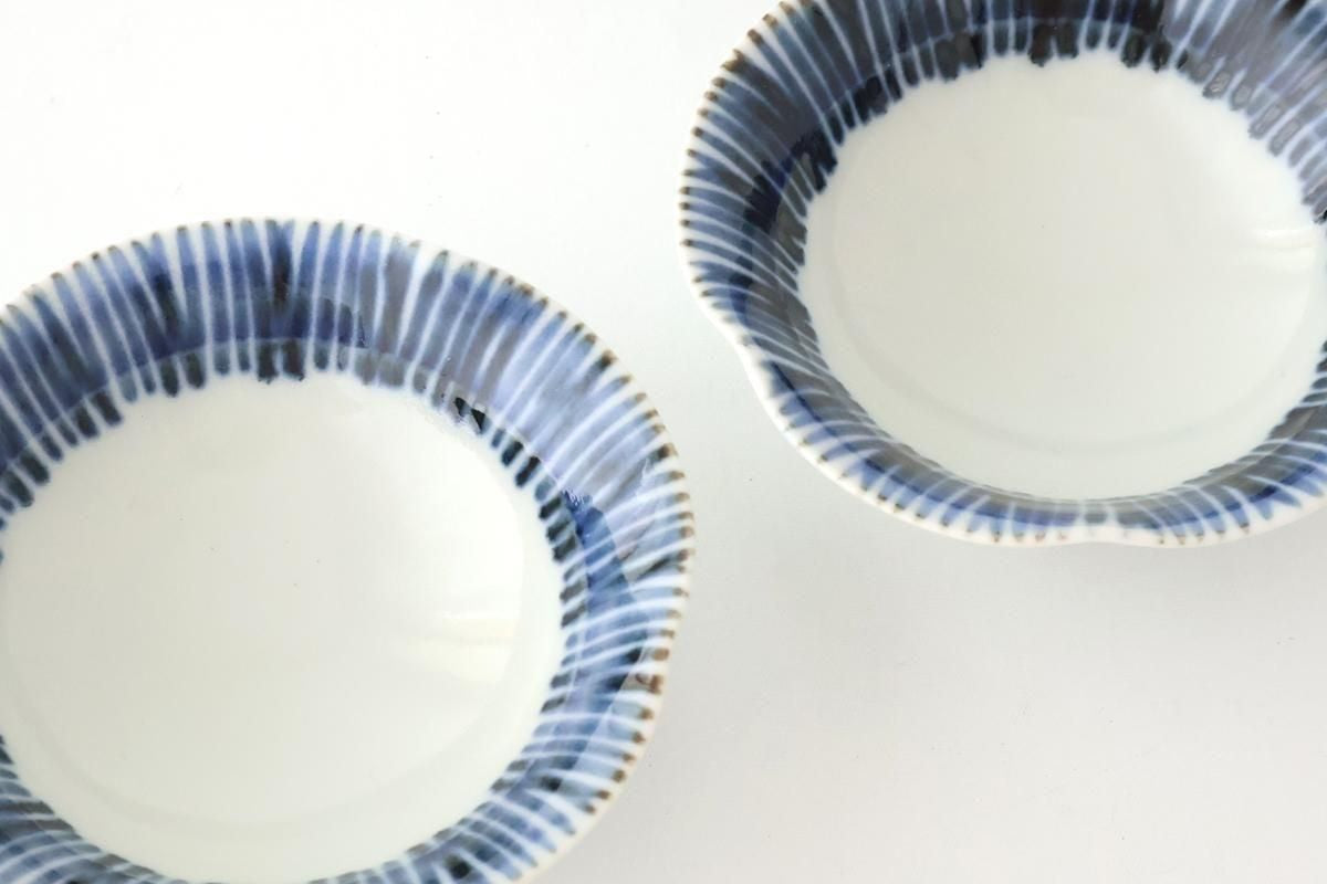 Small Bowl Blue Stripes | Kobachi Hasami Ware