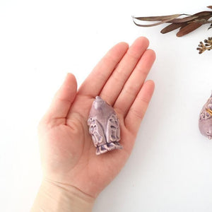 Chopstick Rest Bird Purple | Hashioki Shigaraki Ware