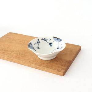 Small Bowl Blue Floral Arabesque | Kobachi Hasami Ware