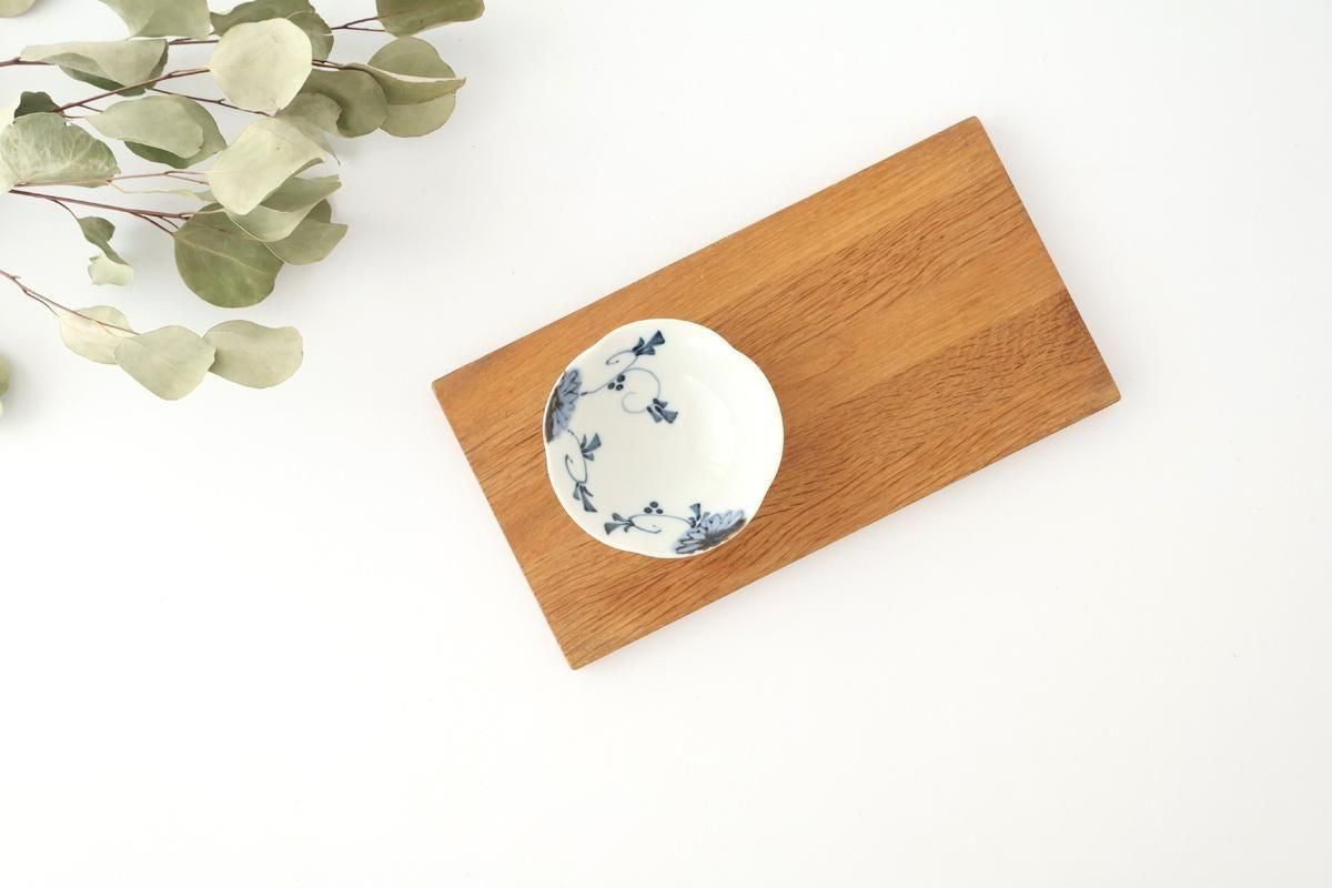 Small Bowl Blue Floral Arabesque | Kobachi Hasami Ware
