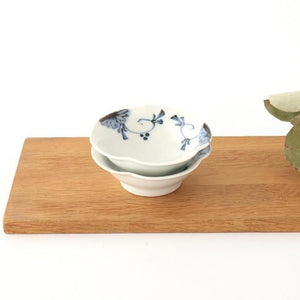 Small Bowl Blue Floral Arabesque | Kobachi Hasami Ware