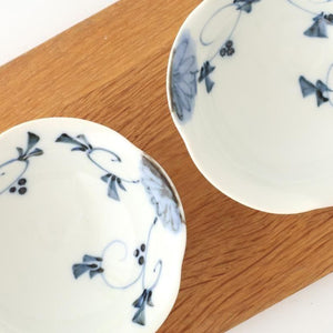 Small Bowl Blue Floral Arabesque | Kobachi Hasami Ware