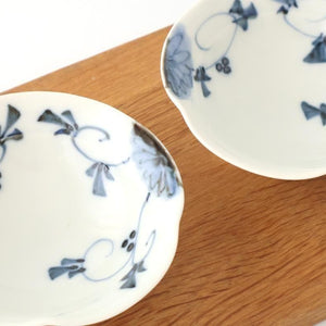 Small Bowl Blue Floral Arabesque | Kobachi Hasami Ware