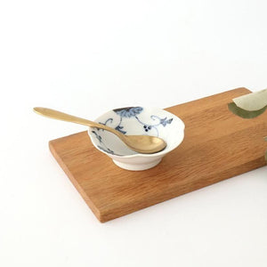 Small Bowl Blue Floral Arabesque | Kobachi Hasami Ware