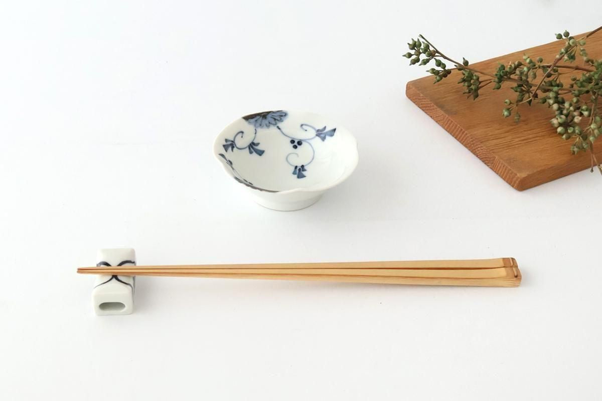 Small Bowl Blue Floral Arabesque | Kobachi Hasami Ware