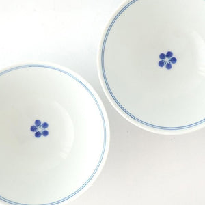 Rice Bowl Red Lines and Plum｜Hasami Ware