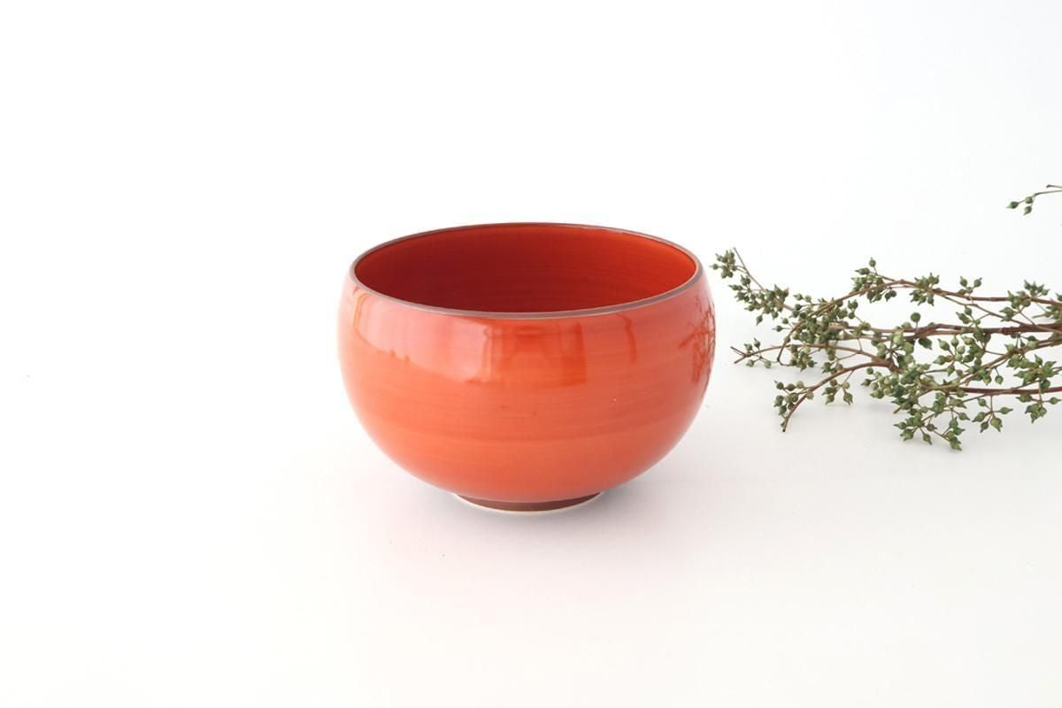 Round Donburi Bowl Red | Hasami Ware