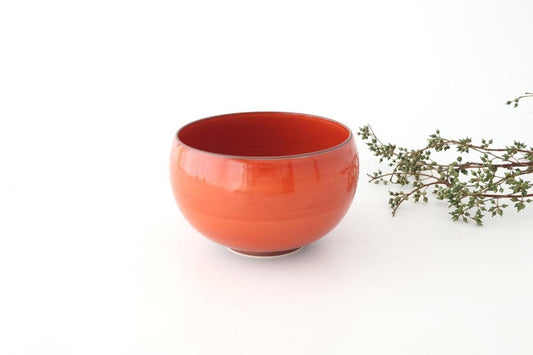 Round Donburi Bowl Red | Hasami Ware