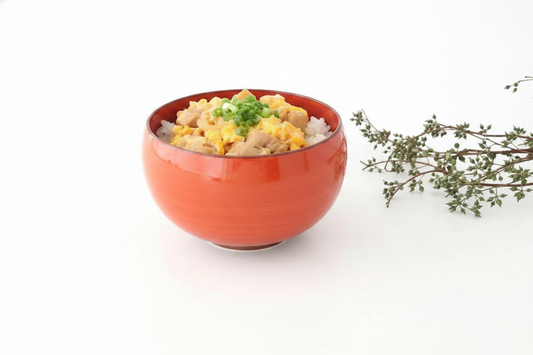 Round Donburi Bowl Red | Hasami Ware