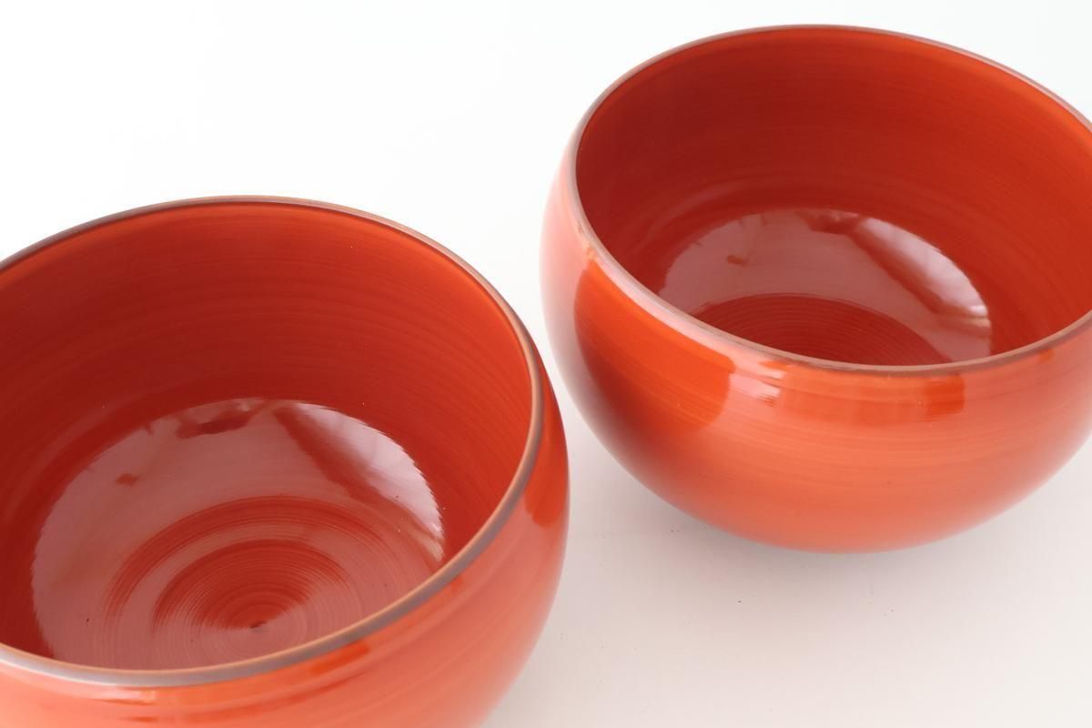 Round Donburi Bowl Red | Hasami Ware