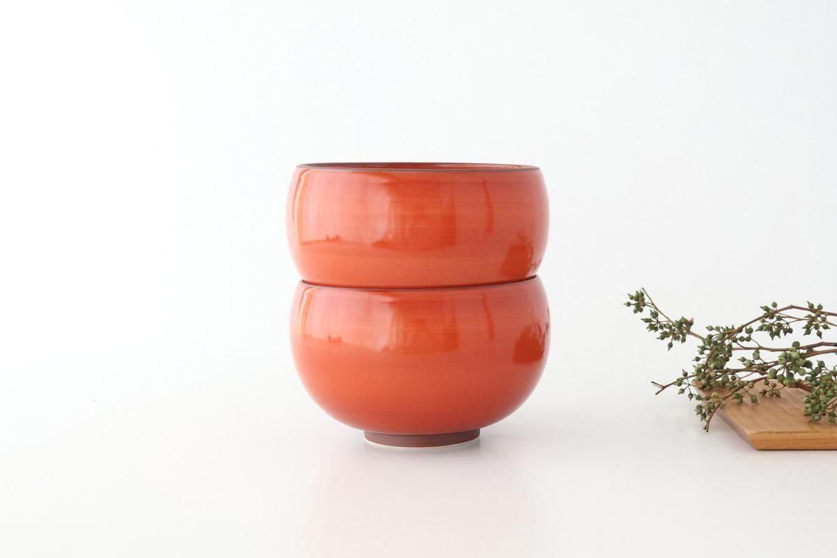 Round Donburi Bowl Red | Hasami Ware