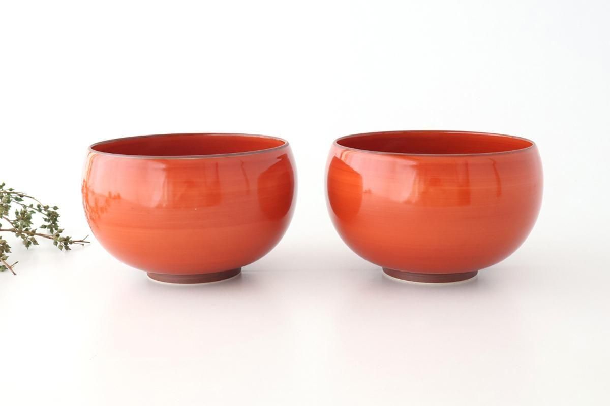 Round Donburi Bowl Red | Hasami Ware