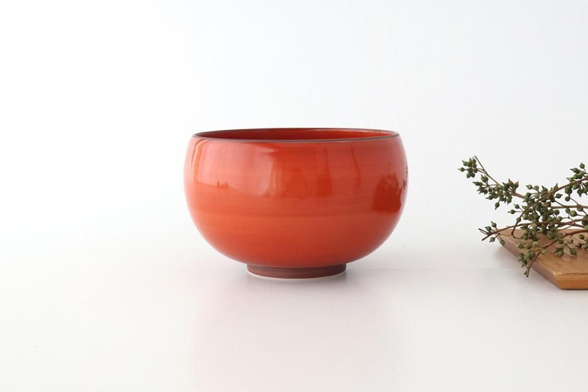 Round Donburi Bowl Red | Hasami Ware