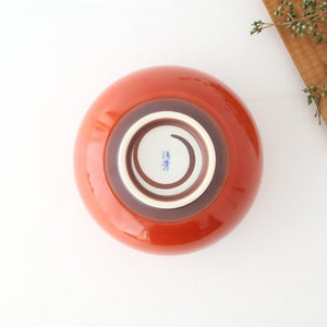 Round Donburi Bowl Red | Hasami Ware