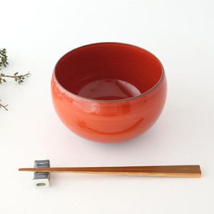 Round Donburi Bowl Red | Hasami Ware