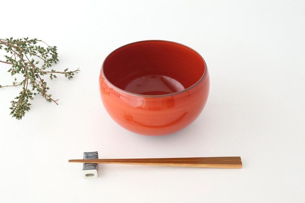 Round Donburi Bowl Red | Hasami Ware