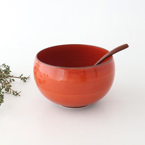Round Donburi Bowl Red | Hasami Ware