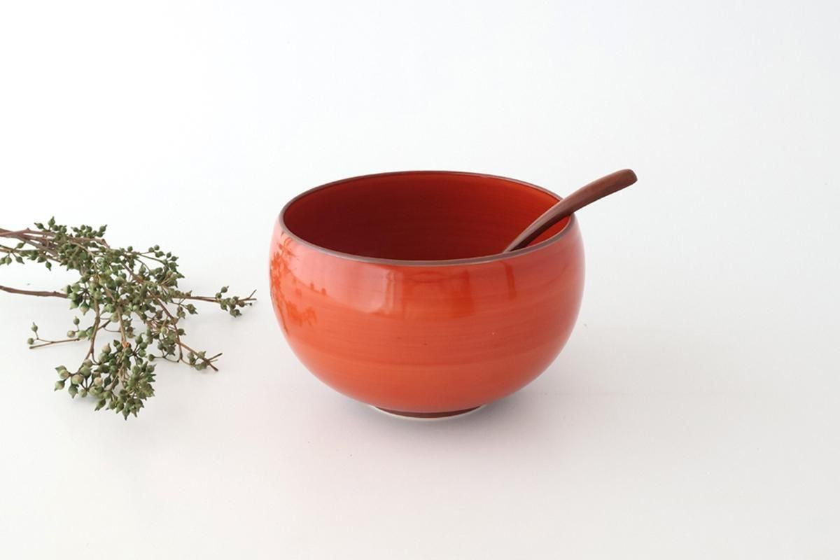 Round Donburi Bowl Red | Hasami Ware