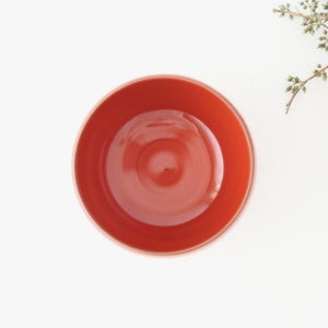 Round Donburi Bowl Red | Hasami Ware