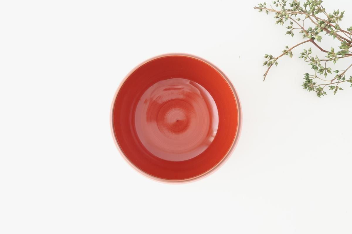 Round Donburi Bowl Red | Hasami Ware
