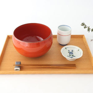 Round Donburi Bowl Red | Hasami Ware